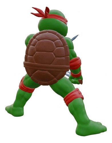 D_601236-MLB112862181173_062026-O.jpg Raphael Tartaruga Ninja 15cm Action Figure Geek - Imagem 3