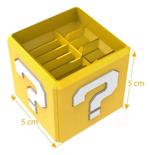 D_601846-MLA88933405525_072025-O-1.jpg Caixa Super Mário Jogos Nintendo Switch Porta Jogos Amarelo Amarelo Com Branco - Imagem 4