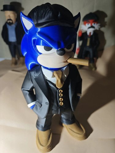 D_603132-MLB111831678039_052026-O.jpg Miniatura Sonic Fusion 2cm Colecionável Geek - Imagem 2