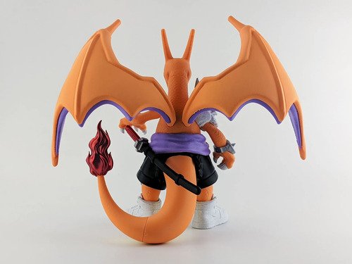 D_605775-MLB110866799932_052026-O.jpg Charizard 23cm Action Figure Inspirado Pokémon - Imagem 6