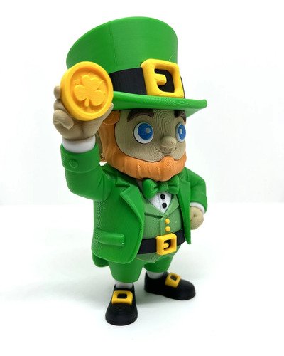 D_605997-MLB110907518996_052026-O.jpg Duende Do Trevo 16cm Action Figure Colecionável - Imagem 6