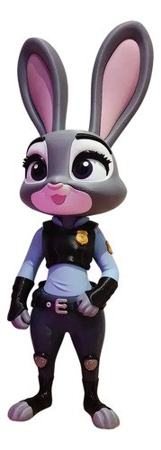 Boneco Judy Hopps Zootopia Colecionavel Disney 3d 23cm