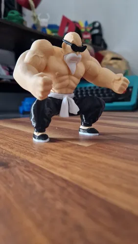D_607641-MLB112086817805_052026-O.webp Mestre Kame 15cm Action Figure Inspirado Em Dragon Ball - Imagem 4