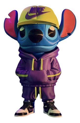 D_609885-MLB105672663922_012026-O.jpg Boneco Stitch Estilo Urbano 22cm - Action Figure Jordan 3d - Imagem 2