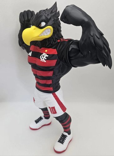 D_612414-MLB111398081167_052026-O.jpg Mascote Urubu Flamengo Futebol Boneco Action Figure Mengao - Imagem 3