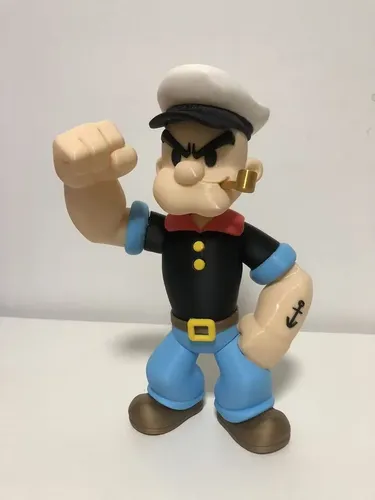 D_615157-MLB112085808109_052026-O.webp Boneco Popeye 20cm Action Figure Inspirado Marinheiro - Imagem 2