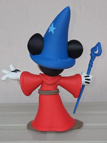 D_616543-MLB111418765212_052026-O.jpg Mickey Feiticeiro Fantasia 23cm Action Figure Geek - Imagem 5
