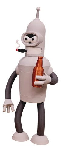Boneco Bender 26cm Inspirado Futurama Action Figure