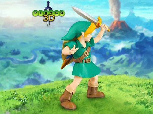 D_625640-MLB111253083323_052026-O.jpg Boneco Young Link Zelda Action Figure Colecionável - Imagem 4