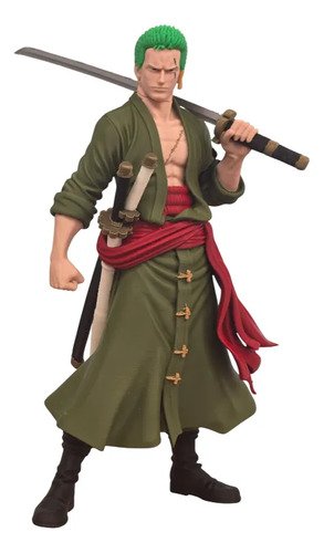 Action Figure Roronoa Zoro 27cm Inspirado One Piece