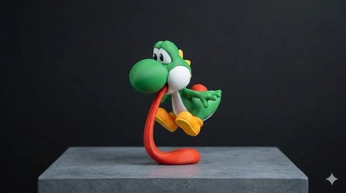D_627967-MLB111876517493_052026-O.jpg Yoshi 20cm Boneco Colecionável Inspirado Em Videogame - Imagem 6