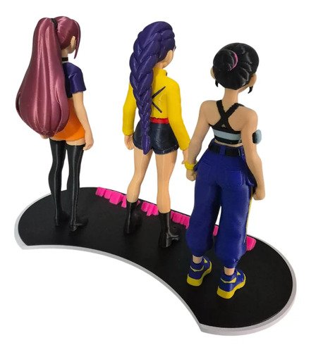 D_631772-MLB95233180132_102025-O.jpg Kit Action Figure 3 Bonecas Guerreiras Do K-pop Demon Hunter - Imagem 2