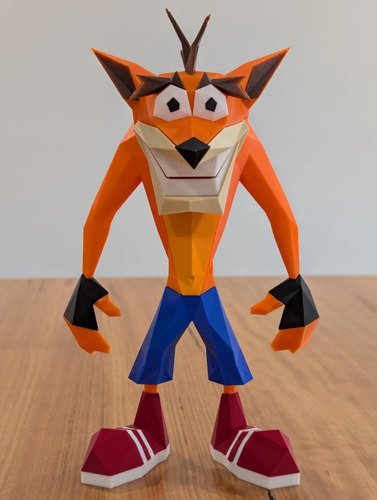 D_633632-MLB110320852094_052026-O.jpg Crash Bandicoot 23cm Action Figure Inspirado Ps1 - Imagem 2
