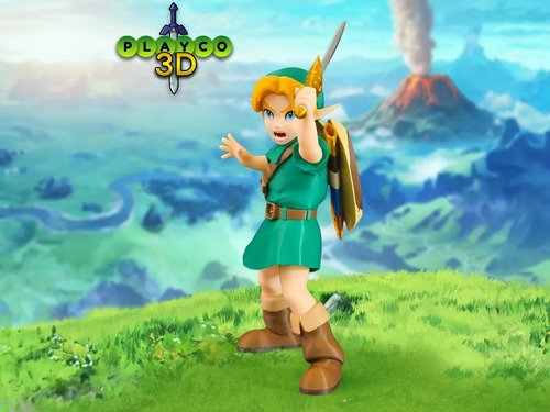 D_634024-MLB111252906531_052026-O.jpg Boneco Young Link Zelda Action Figure Colecionável - Imagem 2