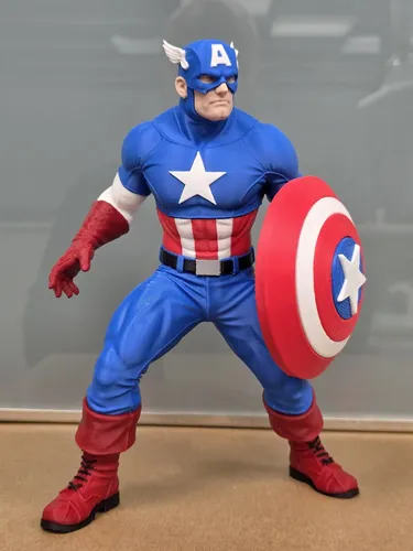 D_635452-MLB110867627502_052026-O.webp Capitão América 22cm Action Figure Inspirado Em - Imagem 7