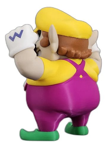D_636973-MLB110247837840_052026-O.jpg Boneco Wario Action Figure Miniatura Colecionável - Imagem 3