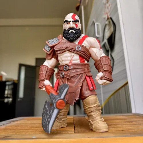 D_641632-MLB110471266676_052026-O.jpg Boneco Kratos Inspirado Em God Of War Colecionável - Imagem 5