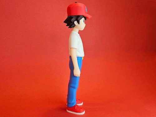 D_644461-MLB110663766186_052026-O.jpg Ash Ketchum 15cm Action Figure Pokémon Boneco Geek - Imagem 3