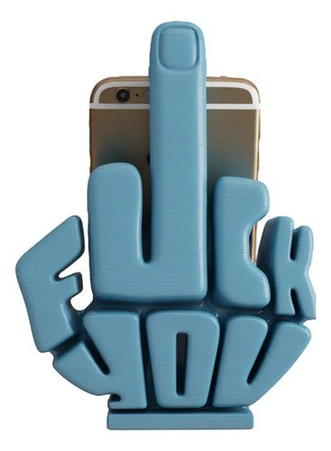 D_650269-MLB98499012915_112025-O.jpg Suporte De Celular Fuck You Dedo Do Meio Mesa Divertido - Imagem 4
