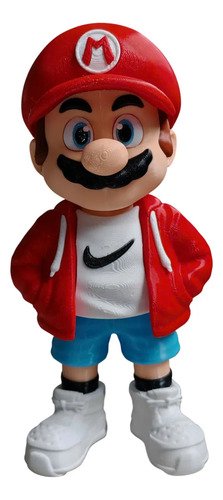 D_653796-MLB108565732412_032026-O.jpg Kit Boneco Mario E Luigi Estilo Urbano Action Figure 3d 25cm - Imagem 2