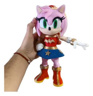 Amy Rose 20cm Inspirado Mulher-maravilha Action Figure