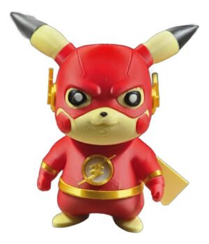 Pikaflash Pikachu C/ Roupa Flash 15cm Action Figure Pokémon