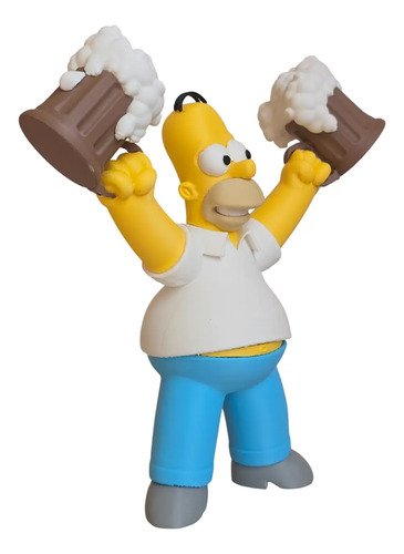 D_656890-MLB97013090569_112025-O.jpg Miniatura 3d Action Figure Homer Simpson Com Cervejas - Imagem 2