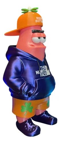 D_657818-MLB109370554993_032026-O.jpg Boneco Patrick Estrela Estilo Urbano 24cm Action Figure 3d - Imagem 5