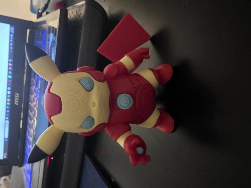 D_661983-MLB111350794981_052026-O.jpg Iron Pikachu 20cm Action Figure Inspirado Geek - Imagem 7