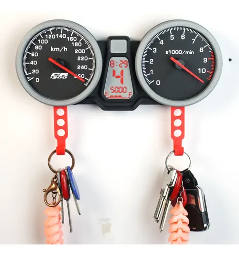 D_662333-MLB110299957608_052026-O.webp Suporte Chaves Motocicleta Medidor Agulha Móvel Preto / Prata / Vermelho - Imagem 7