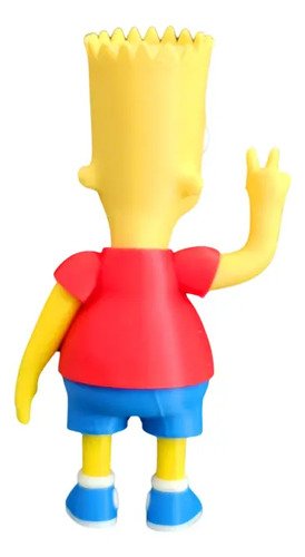 D_666781-MLB97690675776_112025-O.jpg Miniatura 22cm Bart Simpson Action Figure - Imagem 3