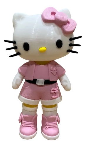 Boneco Hello Kitty Estilo Estilo Urbano 20cm Action Figure