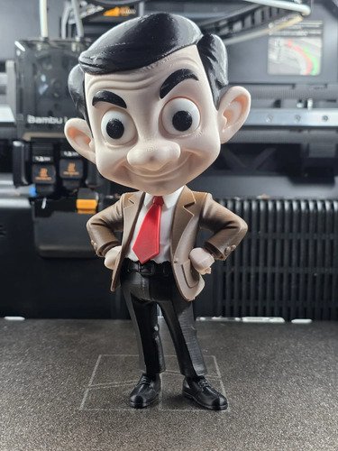 D_670745-MLB110715495552_052026-O.jpg Boneco Mr. Bean 18cm Action Figure Inspirado - Imagem 3