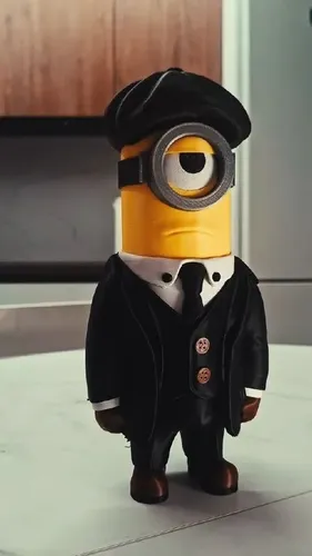 D_670788-MLB108308633404_032026-O.webp Boneco Minion Peaky Blinders 25cm - Action Figure 3d - Imagem 2