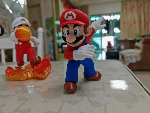 D_680556-MLB110372230722_052026-O.jpg Action Figure Mario 15cm Inspirado Super Mario Bros - Imagem 4