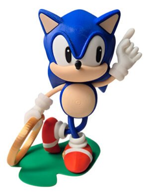 Boneco Sonic Clássico Do Vídeo Game Action Figure 3d