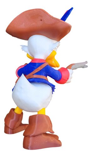 D_682113-MLB108491292449_032026-O.jpg Boneco Pato Donald Jack Sparrow 31cm - Piratas Do Caribe 3d - Imagem 3
