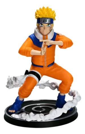 Action Figure Boneco Naruto Uzumaki Hokage + Base E Nuvem