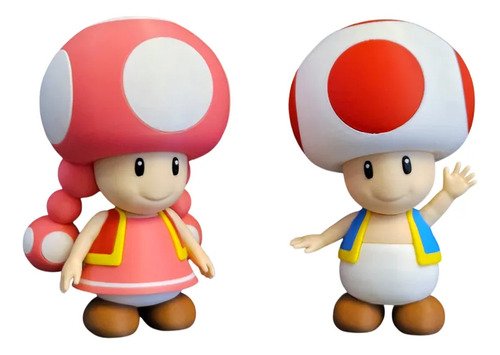 D_683403-MLB111279156361_052026-O.jpg Kit Toad E Toadette Inspirado Super Mario Colecionável