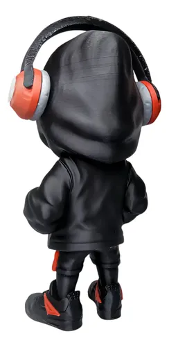 D_686964-MLB108885778609_032026-O.webp Boneco Homem Aranha Miles Morales Estilo Urbano C/ Fone 3d - Imagem 2