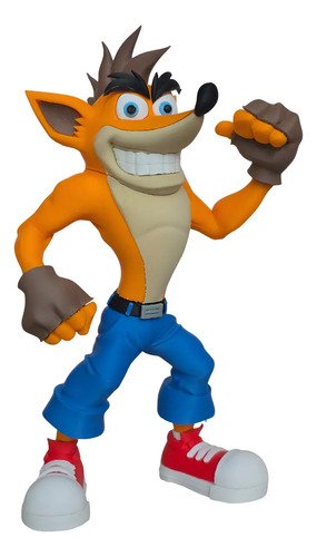 Miniatura 24cm Crash Bandicoot Game Action Figure