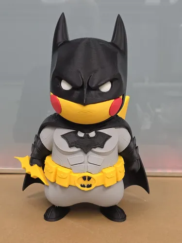D_695904-MLB111616194205_052026-O.webp Pikachu Batman 15cm Action Figure Geek - Imagem 2