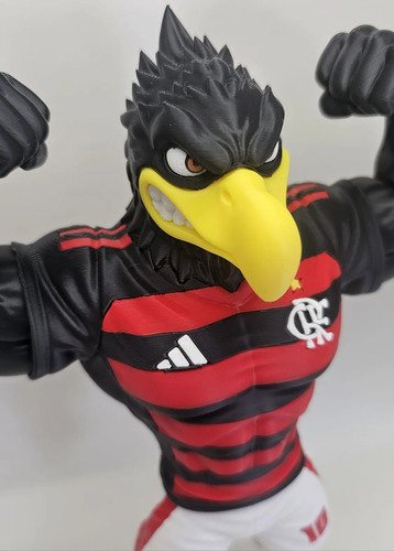 D_698599-MLB111397931749_052026-O.jpg Mascote Urubu Flamengo Futebol Boneco Action Figure Mengao - Imagem 5