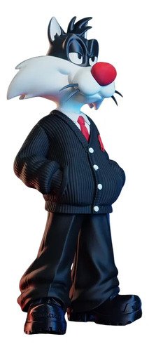D_702899-MLB109734748583_032026-O.jpg Boneco Frajola Estilo Urbano 28cm - Action Figure 3d Luxo - Imagem 4