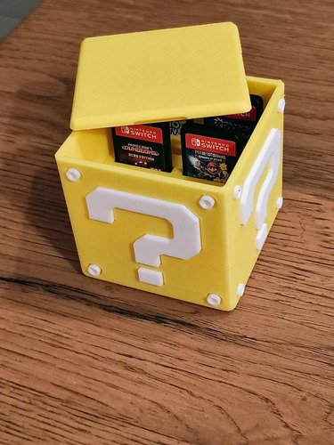 D_703626-MLA108750263176_032026-O-1.jpg Caixa Super Mário Jogos Nintendo Switch Porta Jogos Amarelo Amarelo Com Branco - Imagem 8