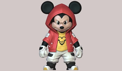 D_706803-MLB111212223275_052026-O.jpg Mickey Mouse Urban Vibes 23cm Inspirado Disney - Imagem 4