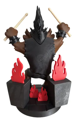 D_708069-MLB105169072303_012026-O.webp Boneco Taz Mania Punk Metallica 30cm - Exclusivo Rock 3d - Imagem 5