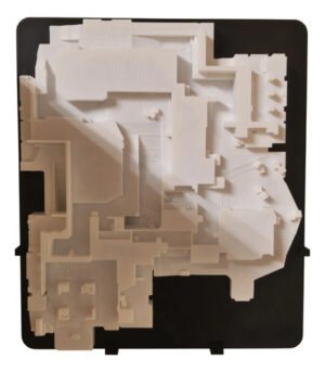 Quadro 3d Mapa Mirage Cs2 Counter-strike Decorativo Gamer Branco E Preto Preto