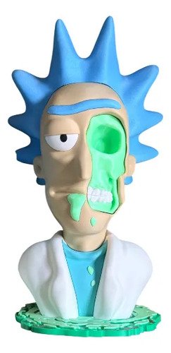 Rick Skull 22cm Inspirado Em Rick And Morty