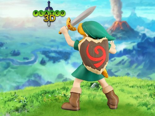 D_717307-MLB111252906547_052026-O.jpg Boneco Young Link Zelda Action Figure Colecionável - Imagem 3
